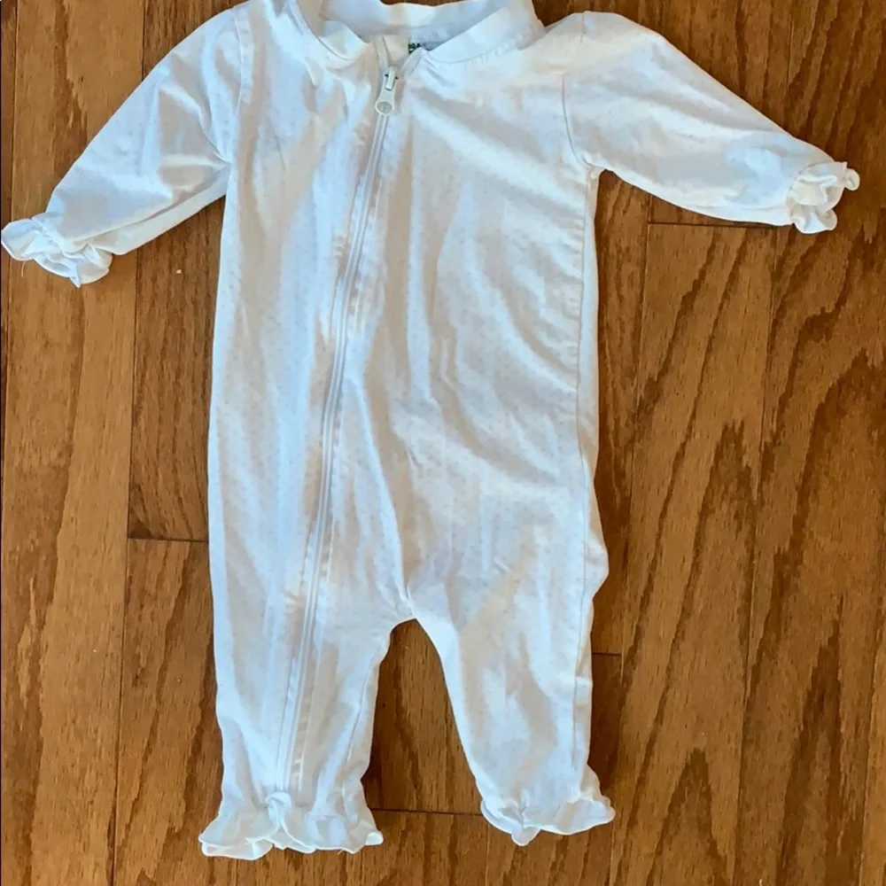 Cecil and Lou Monogrammed “rKm” Pajamas 3 Months